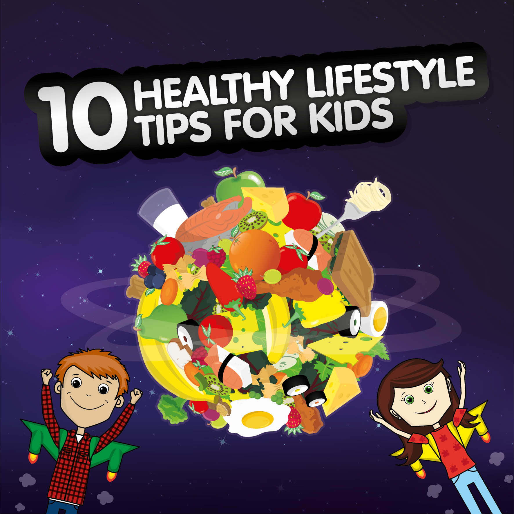 10 healthy lifestyle tips for kids