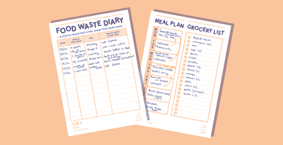 Food waste diary