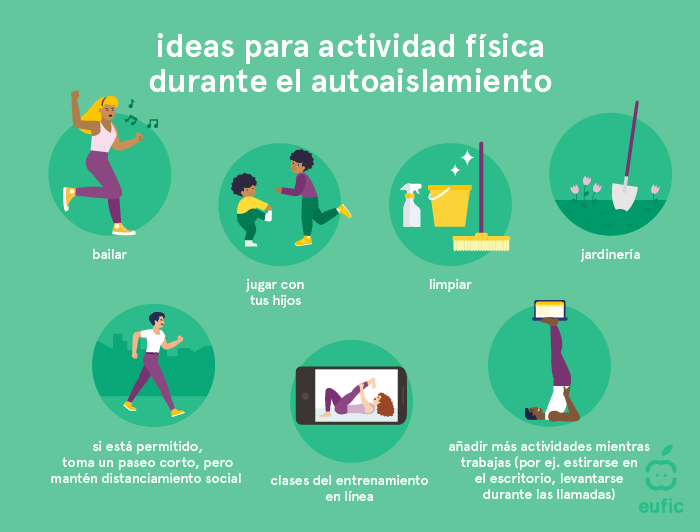 Ideas para actividad física durante el autoaislamiento