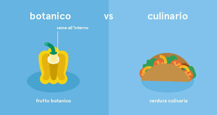 Classificazione botanica contro classficazione culinaria del peperone