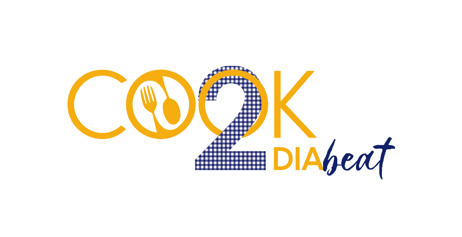 Cook2DIAbeat logo with white background