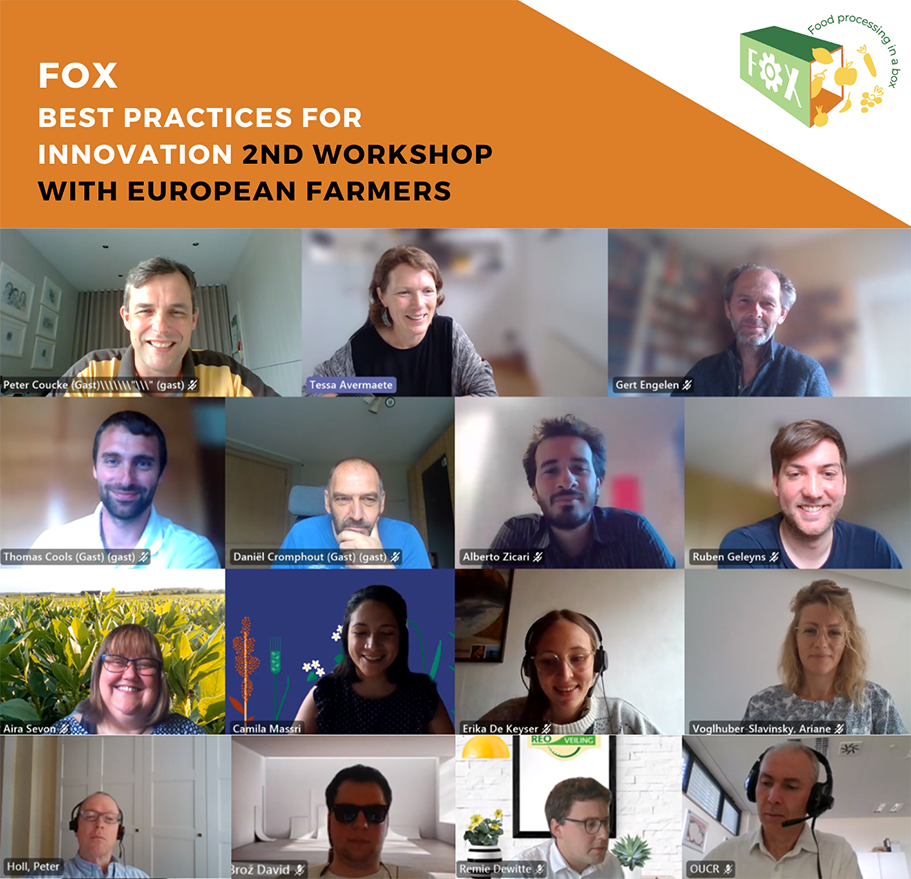 FOX online workshop facilitating knowledge sharing among EU farmers