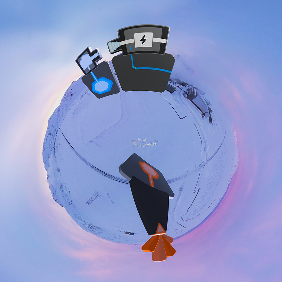 Snapshot from FutureKitchen virtual reality experience