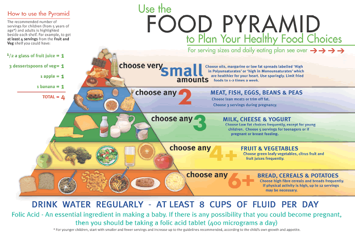 Irish food pyramid