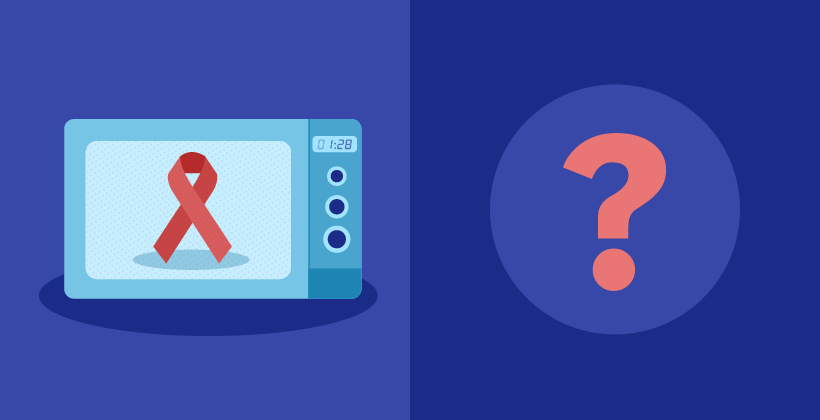 Does heating food in the microwave cause cancer?