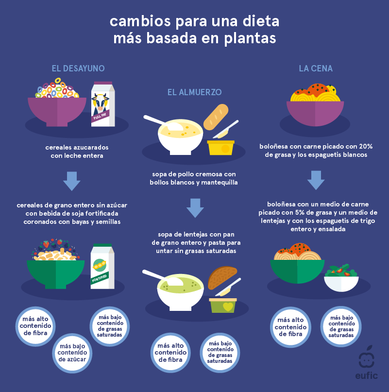 Qué es una dieta basada en plantas y tiene algún beneficio? | Eufic