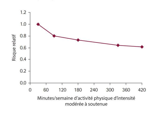 Le risque de décès prématuré diminue en devenant physiquement actif