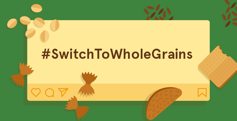 EUFIC lance le challenge #SwitchToWholeGrains sur les réseaux sociaux :  quelles sont les céréales complètes que vous adoptez ?