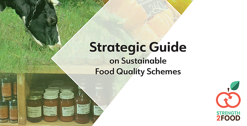 Horizon-2020 Strength2food, lancia la prima “Guida Strategica” per la sostenibilità degli Schemi di Qualità Alimentare (SQA)